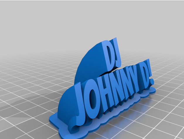 dj personalizzato 3D print model - Mito3D