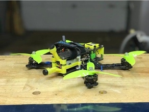 tbs sourceone + dji Luft Einheit 39 fett montieren Drohne Miniquad Quadcopter Rahmen 3d print model - Mito3D