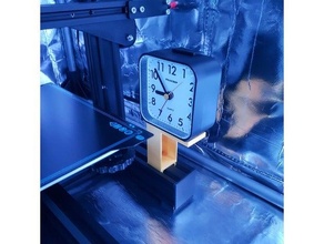 ender 3 pro l'horloge monter 4040 support extrusion poulpes octoprint temps laps 3d print model - Mito3D