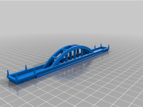 Oregon ville pont Divisé 3d print model - Mito3D
