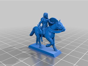 classical antiquity - numidian light cavalry 20mm 25mm carthago historical javelin roman tabletop gaming wargaming 3d print model - Mito3D