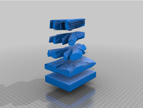 cnc dlp prototipo processi caos collezione 52 idea lavorazione matematica stampa simultanea 3d print model - Mito3D