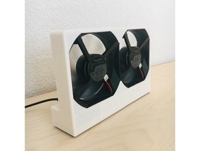 silencioso ventilador quente escritório pc dormindo verão 3d print model - Mito3D
