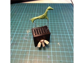 miniatura soporte esculpir pintura Cosa verde miniaturas herramientas 3d print model - Mito3D
