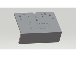 blum verdeckt Scharnier Jig Möbel Holzbearbeitung 3d print model - Mito3D