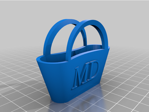 customized barbie hand bag 3d print model - Mito3D