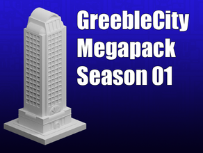 greeblecity season 1 megapack 3d print model - Mito3D