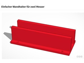 Wandhalter karışıklık 3d print model - Mito3D