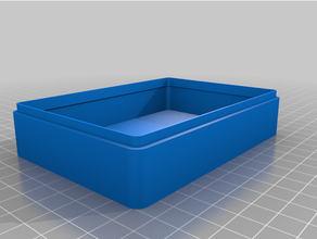 personalizado paramétrico caixa 3 buttom 3d print model - Mito3D
