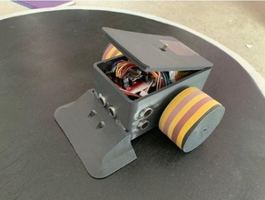 gen 6 Sumo robot mücadele bot Sumobot 3d print model - Mito3D