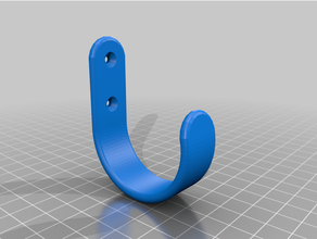 customized wall hanger 3d print model - Mito3D