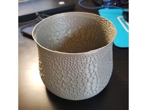 organic pot vase shape 3d print model - Mito3D