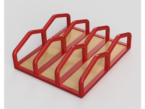 tray support holder kitchen tool organization suport 3d print model - Mito3D