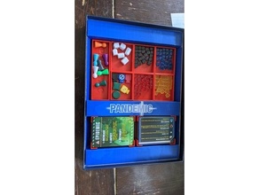 pandemic box organizer boardgames boardgame 3d print model - Mito3D