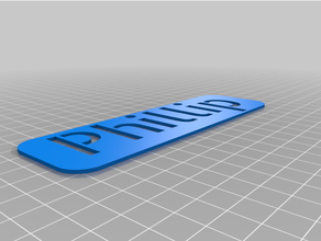 personalizzato multilinea stencil parametrico 3d print model - Mito3D