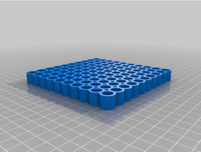 9mm x100 customized reloading tray 3d print model - Mito3D