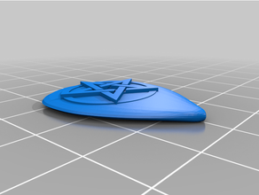 wählen Pentagramm 3d print model - Mito3D