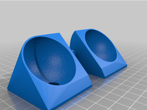 golf ball stand ends 3d print model - Mito3D