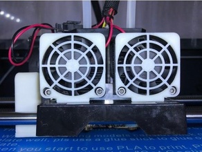 40mm ventilador guarda qidi tecnologia 1 remixado 3d print model - Mito3D