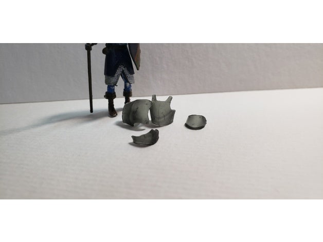 coraza plato armadura miniatura personalización dnd 28mm 3D print model - Mito3D