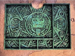 arkham orrore lcg azteco vassoio 3d print model - Mito3D