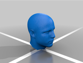 Marlon brando figura cabeza acción 3d print model - Mito3D