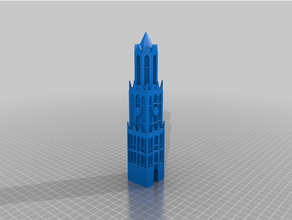 dom toren Utrecht als dokunmak kaldıraç bira üstesinden gelmek Domtower 3d print model - Mito3D