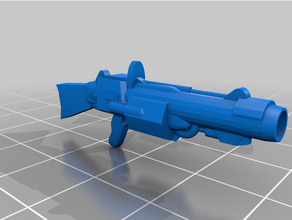 star wars grenade launcher blaster empire order imperial rebel 3d print model - Mito3D