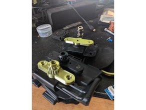 alien gear shape shift holster locking spur 3d print model - Mito3D