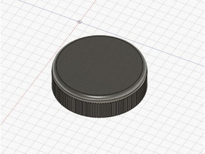 light dimmer knob diameter 48mm 3d print model - Mito3D