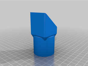 kreg pocket hole jig dust collector adaptor 3d print model - Mito3D