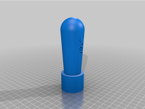 acqua maniglia piccolo personalizzato 3d print model - Mito3D