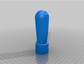 sparkling small handle 3d print model - Mito3D