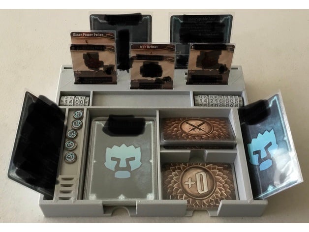 remixed ultimate gloomhaven player storage dashboard 3D print model - Mito3D