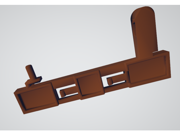 four micro onde fermeture porte siemens 3D print model - Mito3D