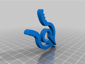 cloth clip compliant mechanism 3d print model - Mito3D
