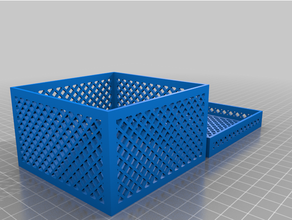 customized lattice box 3d print model - Mito3D