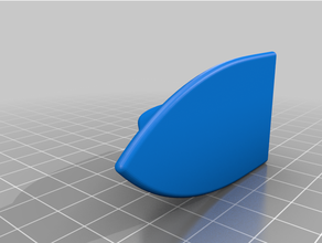 car diffuser sharkfin 3d print model - Mito3D