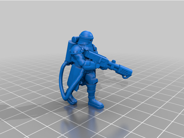 chama Soldado 3D print model - Mito3D