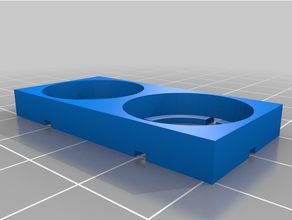 customized 18650 battery holder connector 3d print model - Mito3D