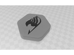 7 dice box d&d - fairy tail logo dd 3d print model - Mito3D