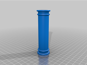 longo Centro peça filamento suporte +2cm 3d print model - Mito3D