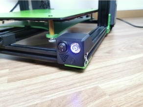tevo tornade bouton marche frontmount améliorer 3d print model - Mito3D