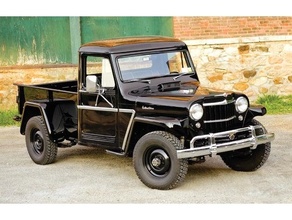 Willys Jeep wählen LKW 1950 1948 1949 1951 1952 1953 1954 1955 1956 1957 1958 1959 1960 1961 1962 1963 1964 40s 50s 60s amerikanisch 3d print model - Mito3D