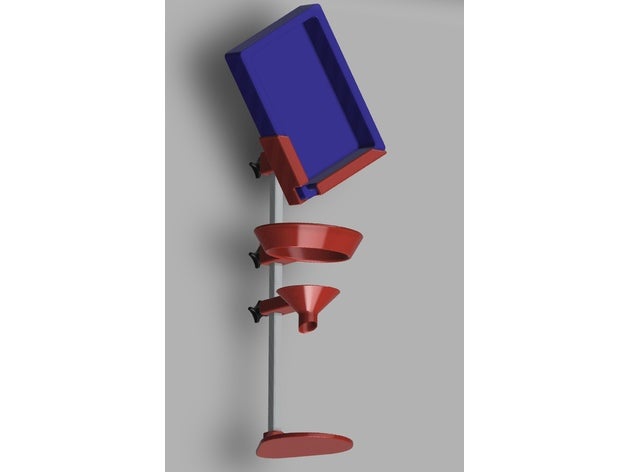 supporter démissionner cuve anycubic cool créalité elegoo Mars filtre entonnoir nsfw sla uv résine TVA 3D print model - Mito3D