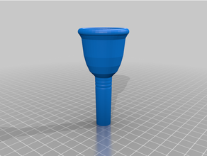 personalizado tuba boquilla 3d print model - Mito3D