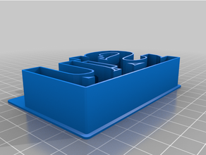 stu cookie cutter customized 3d print model - Mito3D
