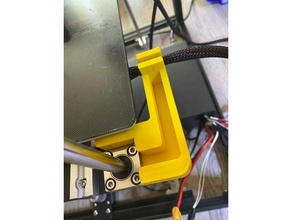 ender 5 hot bed cable bracket 3d print model - Mito3D