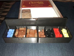 chocolate factory component boxes game insert 3d print model - Mito3D