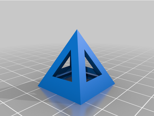 piramide pittura 3D print model - Mito3D